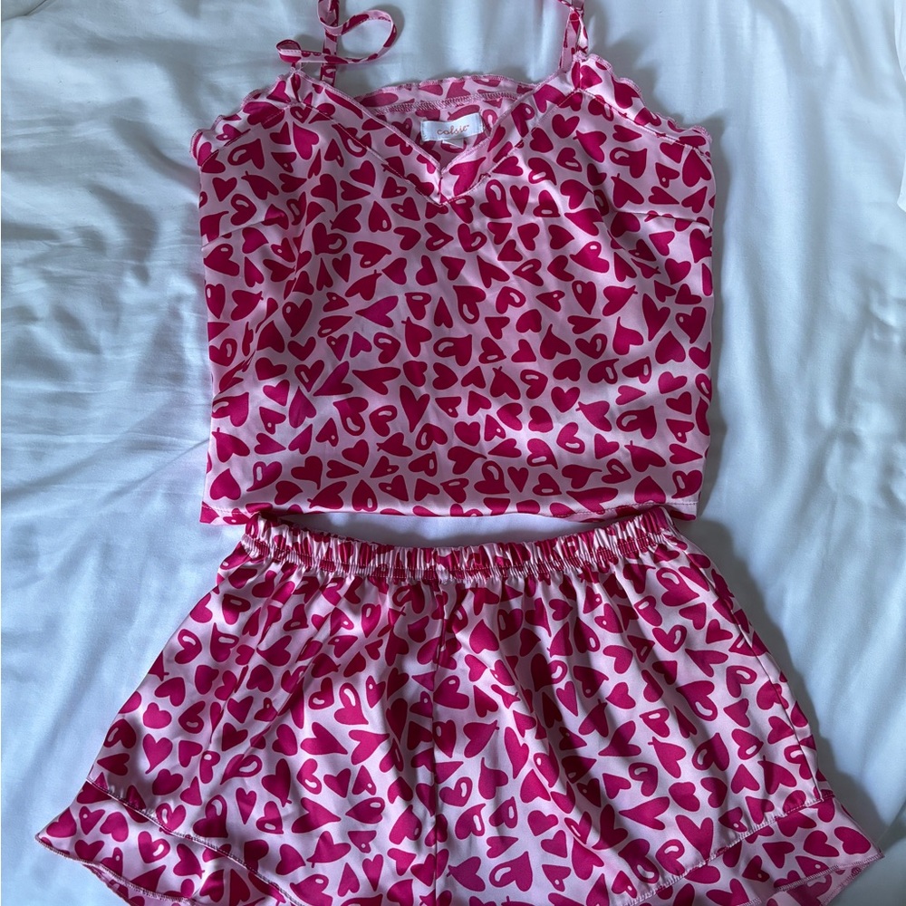 Target Pink Heart Pajama Set